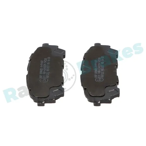 Bremsbelagsatz, Scheibenbremse Hinterachse RAP BRAKES R-P1187 Bild Bremsbelagsatz, Scheibenbremse Hinterachse RAP BRAKES R-P1187