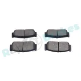 Bremsbelagsatz, Scheibenbremse Hinterachse RAP BRAKES R-P1208