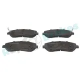 Bremsbelagsatz, Scheibenbremse Vorderachse RAP BRAKES R-P1209