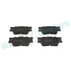 Bremsbelagsatz, Scheibenbremse Hinterachse RAP BRAKES R-P1216 Bild Bremsbelagsatz, Scheibenbremse Hinterachse RAP BRAKES R-P1216