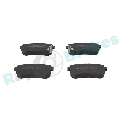 Bremsbelagsatz, Scheibenbremse Hinterachse RAP BRAKES R-P1240 Bild Bremsbelagsatz, Scheibenbremse Hinterachse RAP BRAKES R-P1240