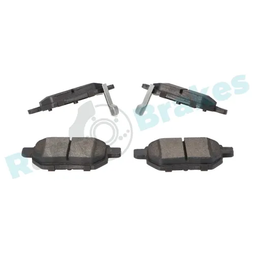Bremsbelagsatz, Scheibenbremse Hinterachse RAP BRAKES R-P1242 Bild Bremsbelagsatz, Scheibenbremse Hinterachse RAP BRAKES R-P1242