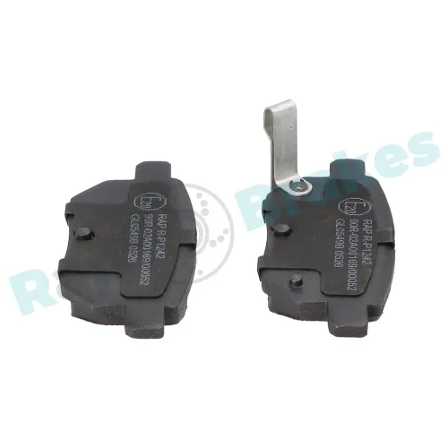 Bremsbelagsatz, Scheibenbremse Hinterachse RAP BRAKES R-P1242 Bild Bremsbelagsatz, Scheibenbremse Hinterachse RAP BRAKES R-P1242