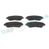 Bremsbelagsatz, Scheibenbremse Vorderachse RAP BRAKES R-P1254