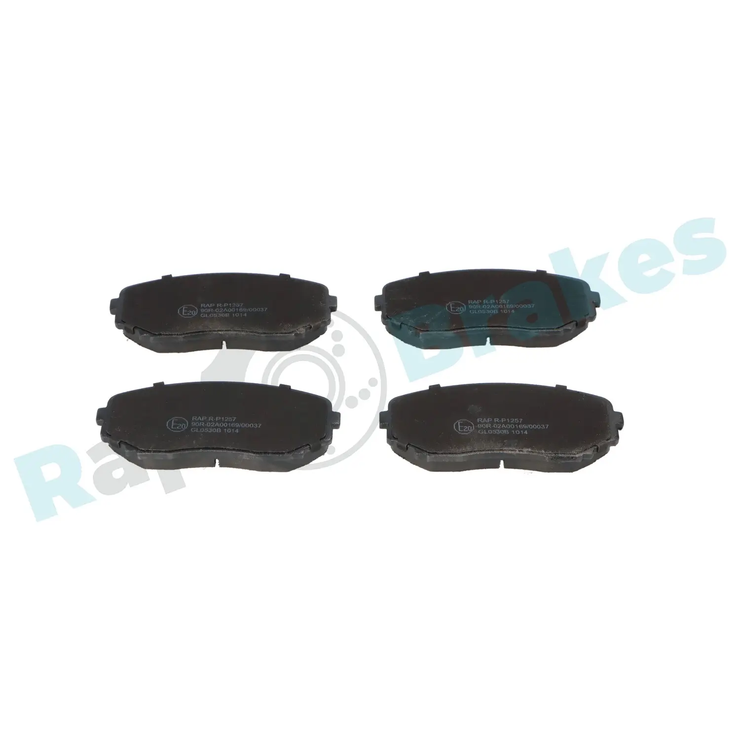 Bremsbelagsatz, Scheibenbremse Vorderachse RAP BRAKES R-P1257