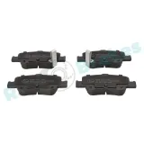 Bremsbelagsatz, Scheibenbremse Hinterachse RAP BRAKES R-P1266