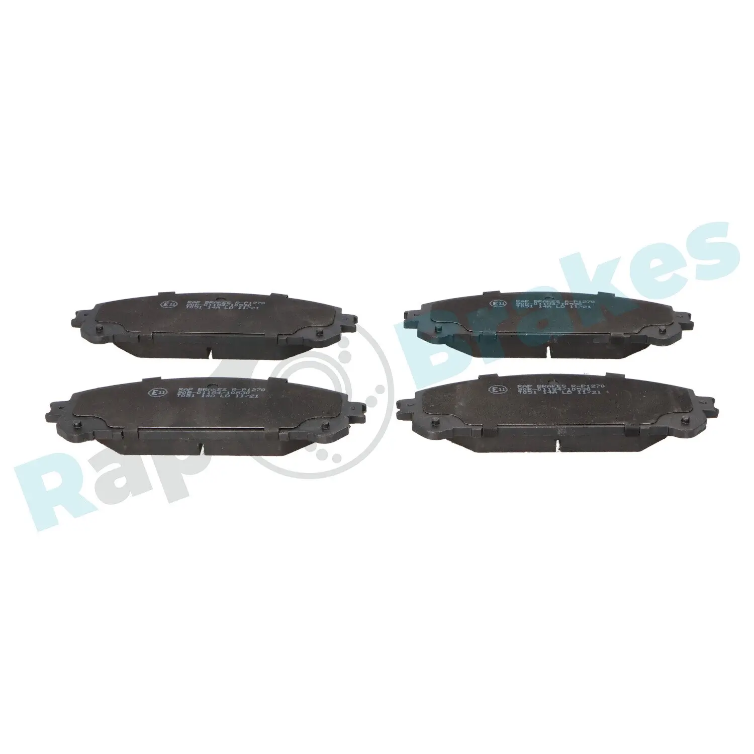 Bremsbelagsatz, Scheibenbremse Vorderachse RAP BRAKES R-P1270