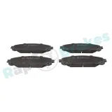 Bremsbelagsatz, Scheibenbremse Vorderachse RAP BRAKES R-P1270