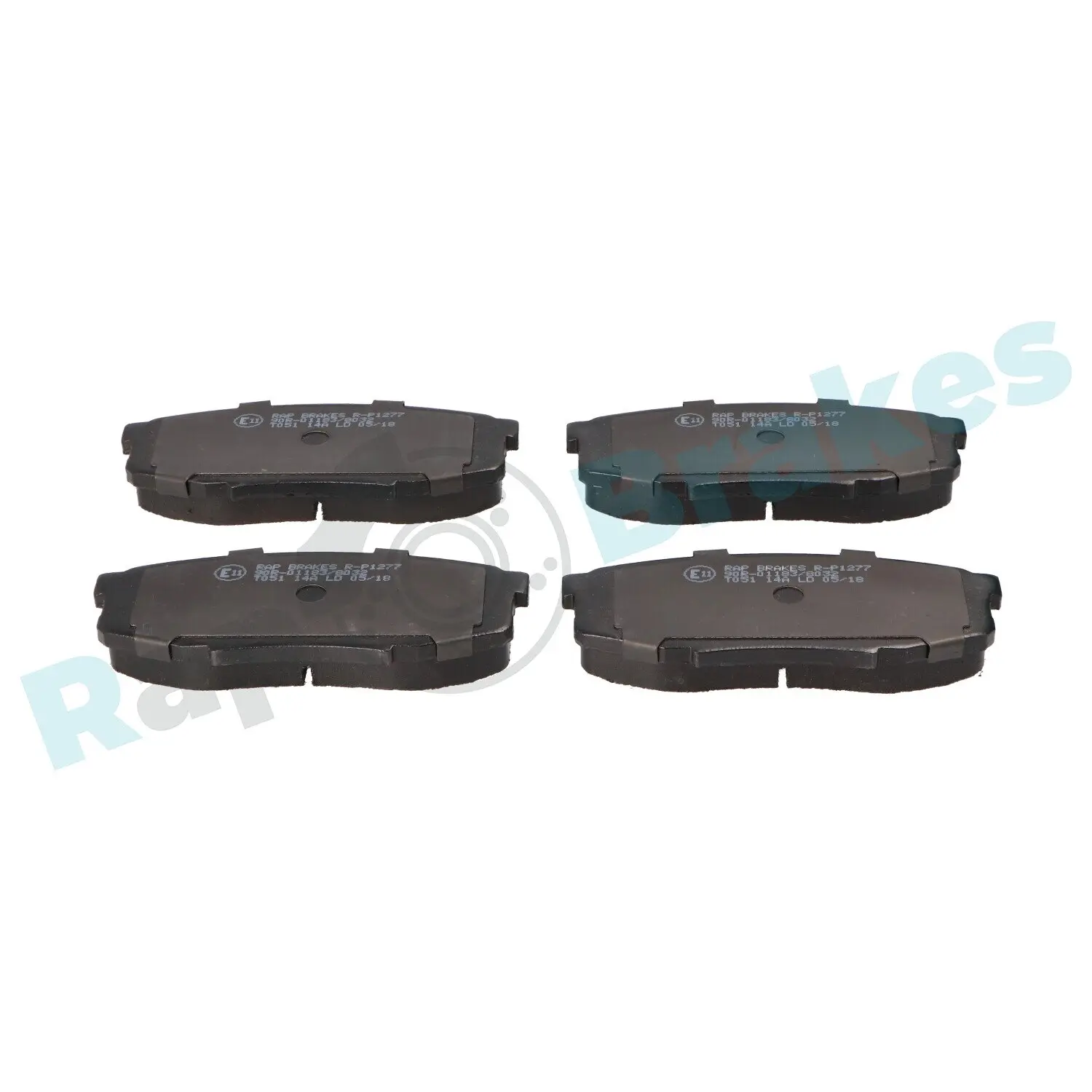 Bremsbelagsatz, Scheibenbremse Hinterachse RAP BRAKES R-P1277