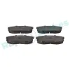 Bremsbelagsatz, Scheibenbremse Hinterachse RAP BRAKES R-P1277