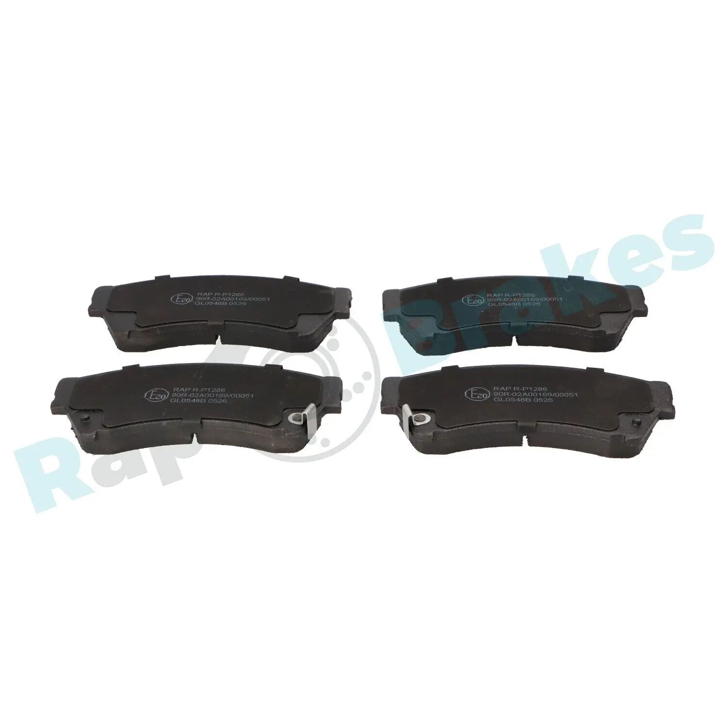 Bremsbelagsatz, Scheibenbremse Vorderachse RAP BRAKES R-P1286