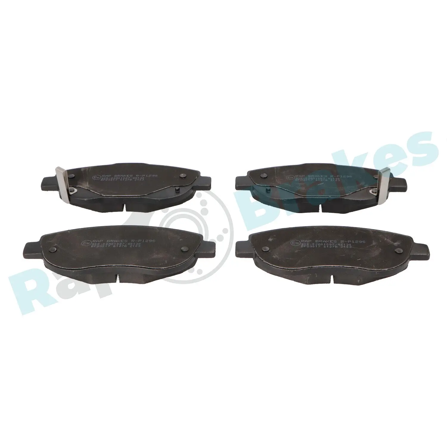 Bremsbelagsatz, Scheibenbremse Vorderachse RAP BRAKES R-P1296