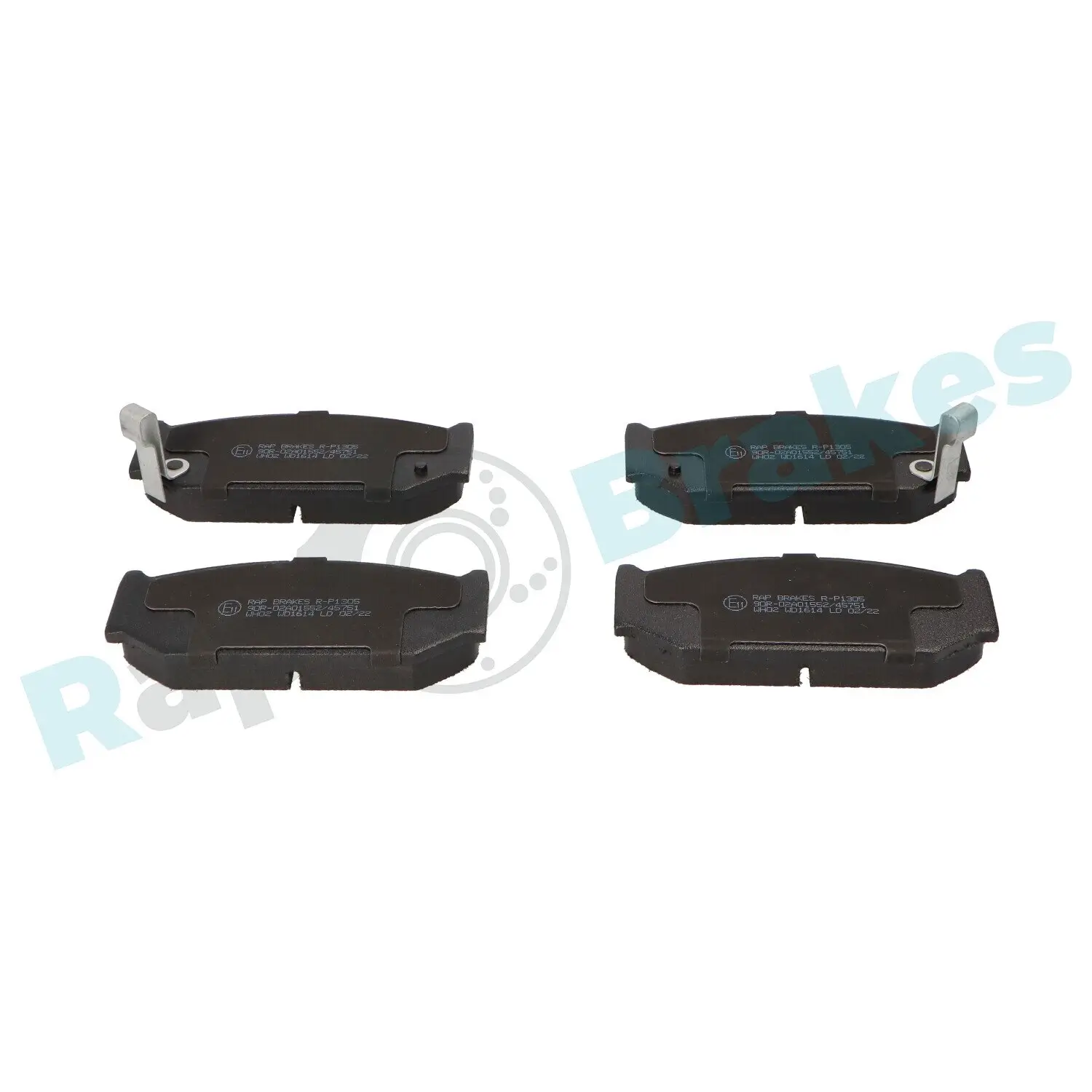 Bremsbelagsatz, Scheibenbremse Vorderachse RAP BRAKES R-P1305