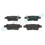 Bremsbelagsatz, Scheibenbremse Hinterachse RAP BRAKES R-P1336