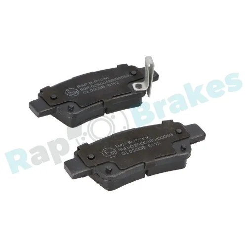 Bremsbelagsatz, Scheibenbremse Hinterachse RAP BRAKES R-P1336 Bild Bremsbelagsatz, Scheibenbremse Hinterachse RAP BRAKES R-P1336