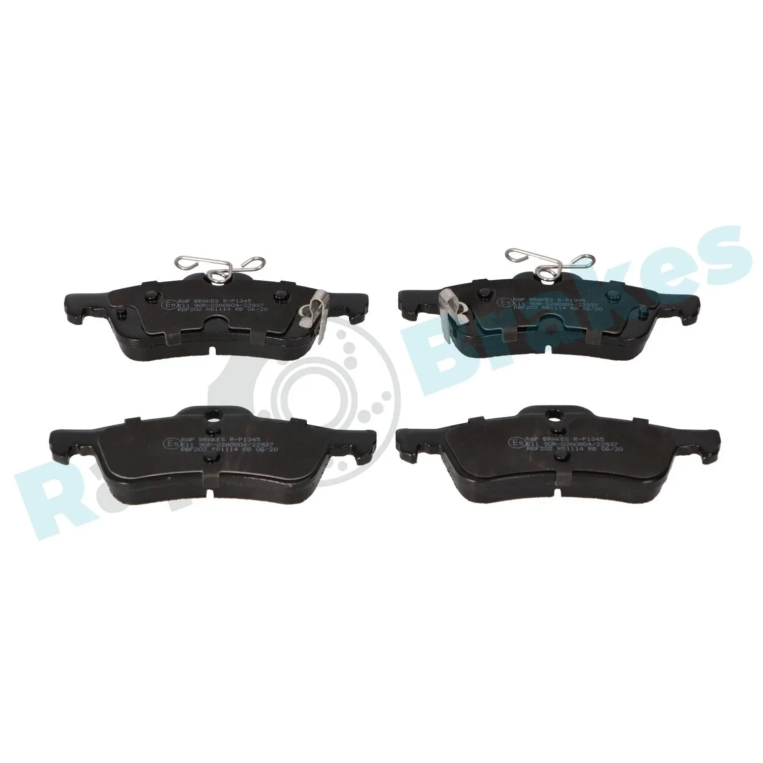 Bremsbelagsatz, Scheibenbremse Hinterachse RAP BRAKES R-P1345