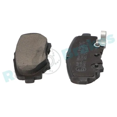 Bremsbelagsatz, Scheibenbremse Hinterachse RAP BRAKES R-P1347 Bild Bremsbelagsatz, Scheibenbremse Hinterachse RAP BRAKES R-P1347