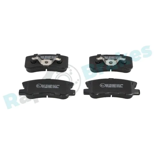Bremsbelagsatz, Scheibenbremse Hinterachse RAP BRAKES R-P1349 Bild Bremsbelagsatz, Scheibenbremse Hinterachse RAP BRAKES R-P1349