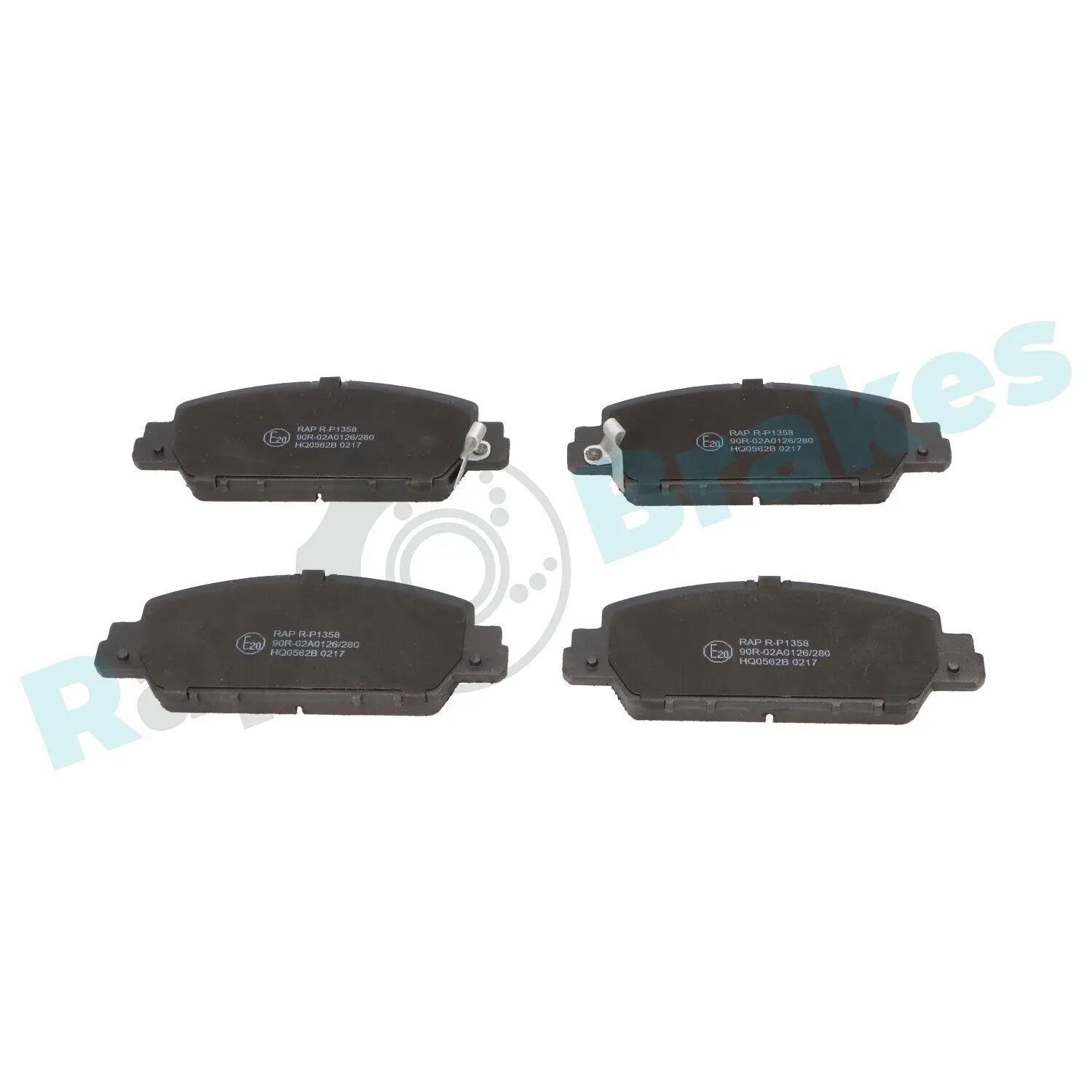 Bremsbelagsatz, Scheibenbremse Vorderachse RAP BRAKES R-P1358