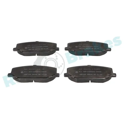 Bremsbelagsatz, Scheibenbremse Vorderachse RAP BRAKES R-P1366 Bild Bremsbelagsatz, Scheibenbremse Vorderachse RAP BRAKES R-P1366