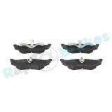 Bremsbelagsatz, Scheibenbremse Hinterachse RAP BRAKES R-P1394