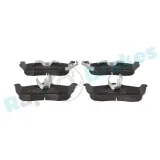 Bremsbelagsatz, Scheibenbremse Hinterachse RAP BRAKES R-P1410