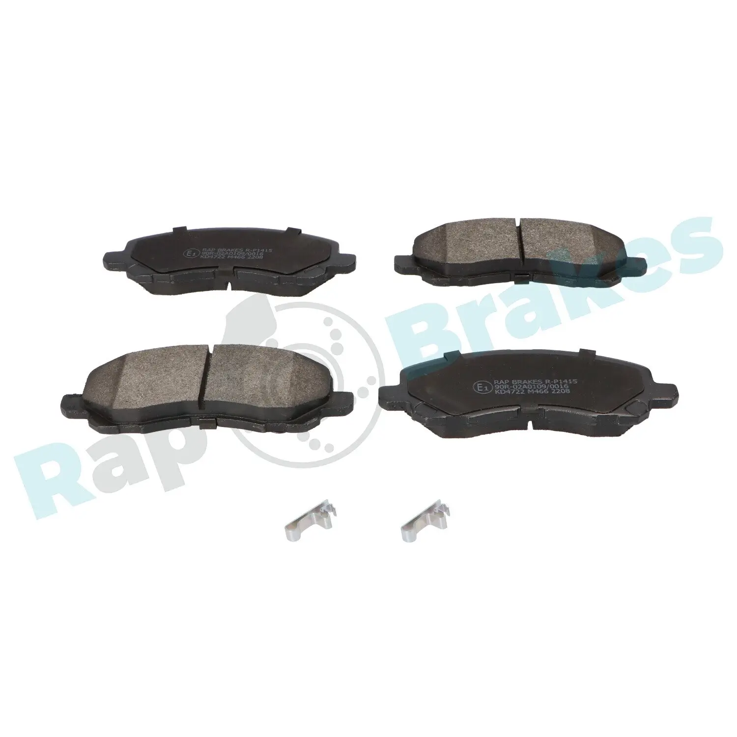 Bremsbelagsatz, Scheibenbremse Vorderachse RAP BRAKES R-P1415
