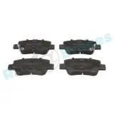 Bremsbelagsatz, Scheibenbremse Hinterachse RAP BRAKES R-P1423