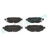 Bremsbelagsatz, Scheibenbremse Hinterachse RAP BRAKES R-P1424