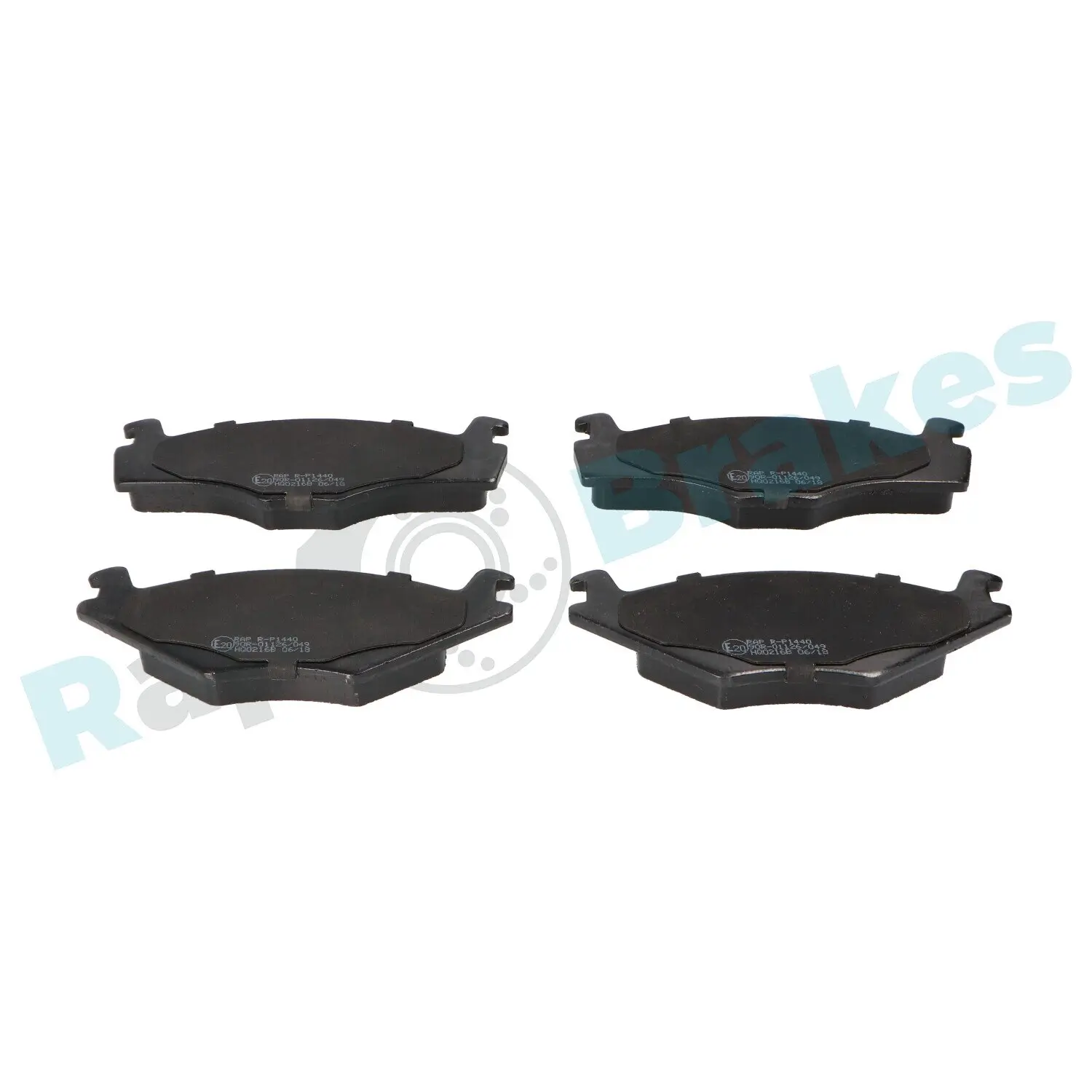 Bremsbelagsatz, Scheibenbremse Vorderachse RAP BRAKES R-P1440