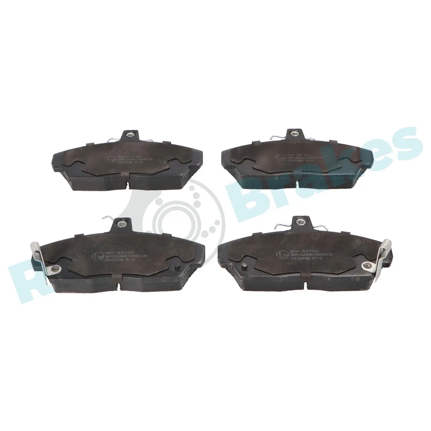 Bremsbelagsatz, Scheibenbremse Vorderachse RAP BRAKES R-P1452