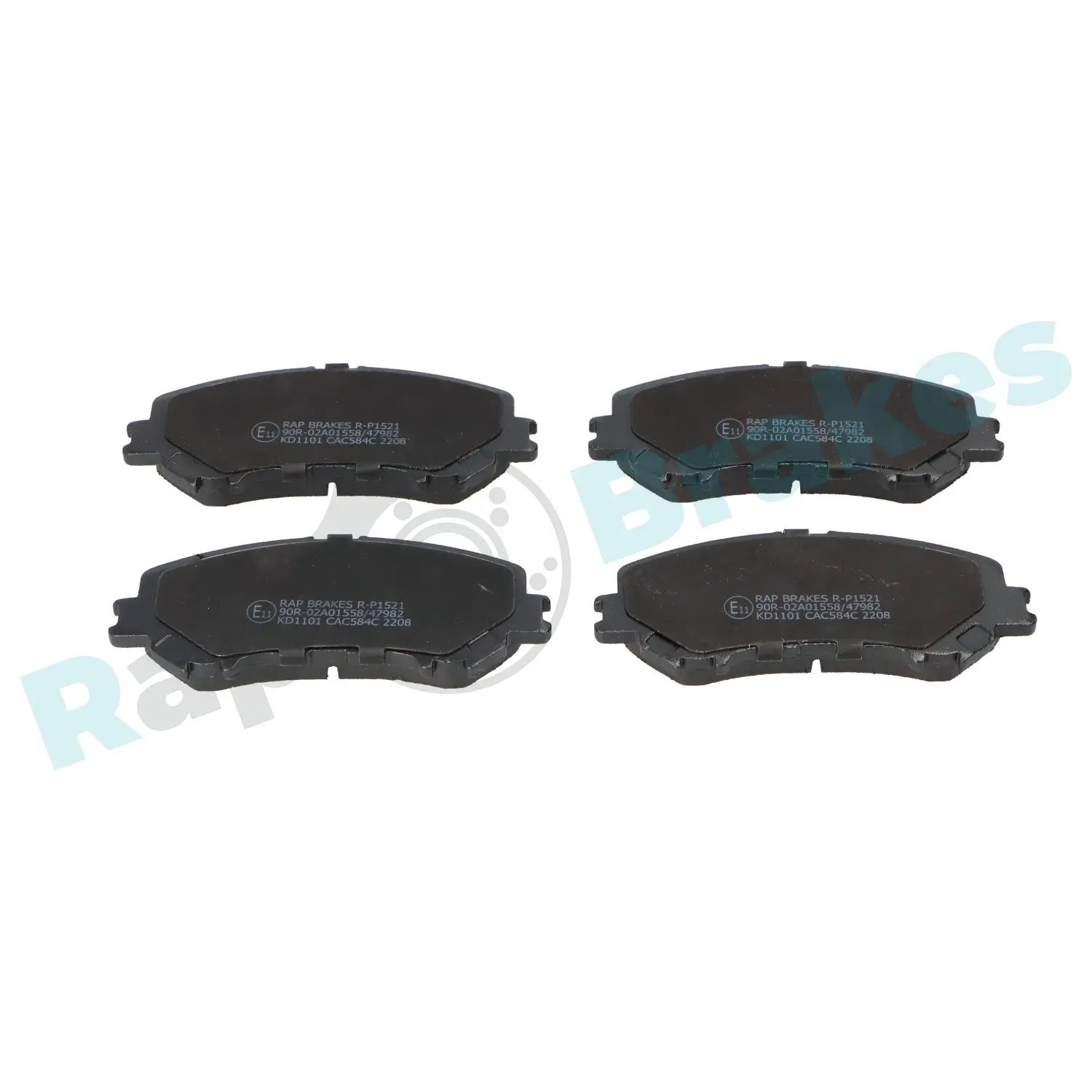Bremsbelagsatz, Scheibenbremse Vorderachse RAP BRAKES R-P1521