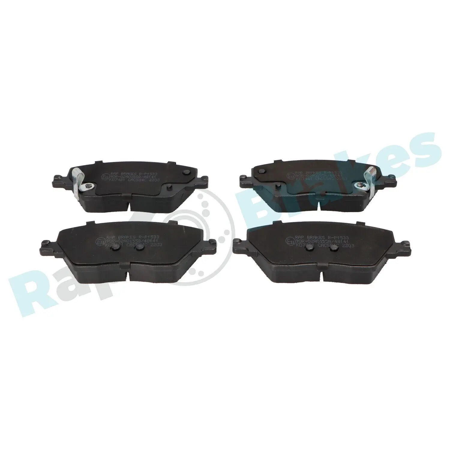 Bremsbelagsatz, Scheibenbremse Vorderachse RAP BRAKES R-P1533