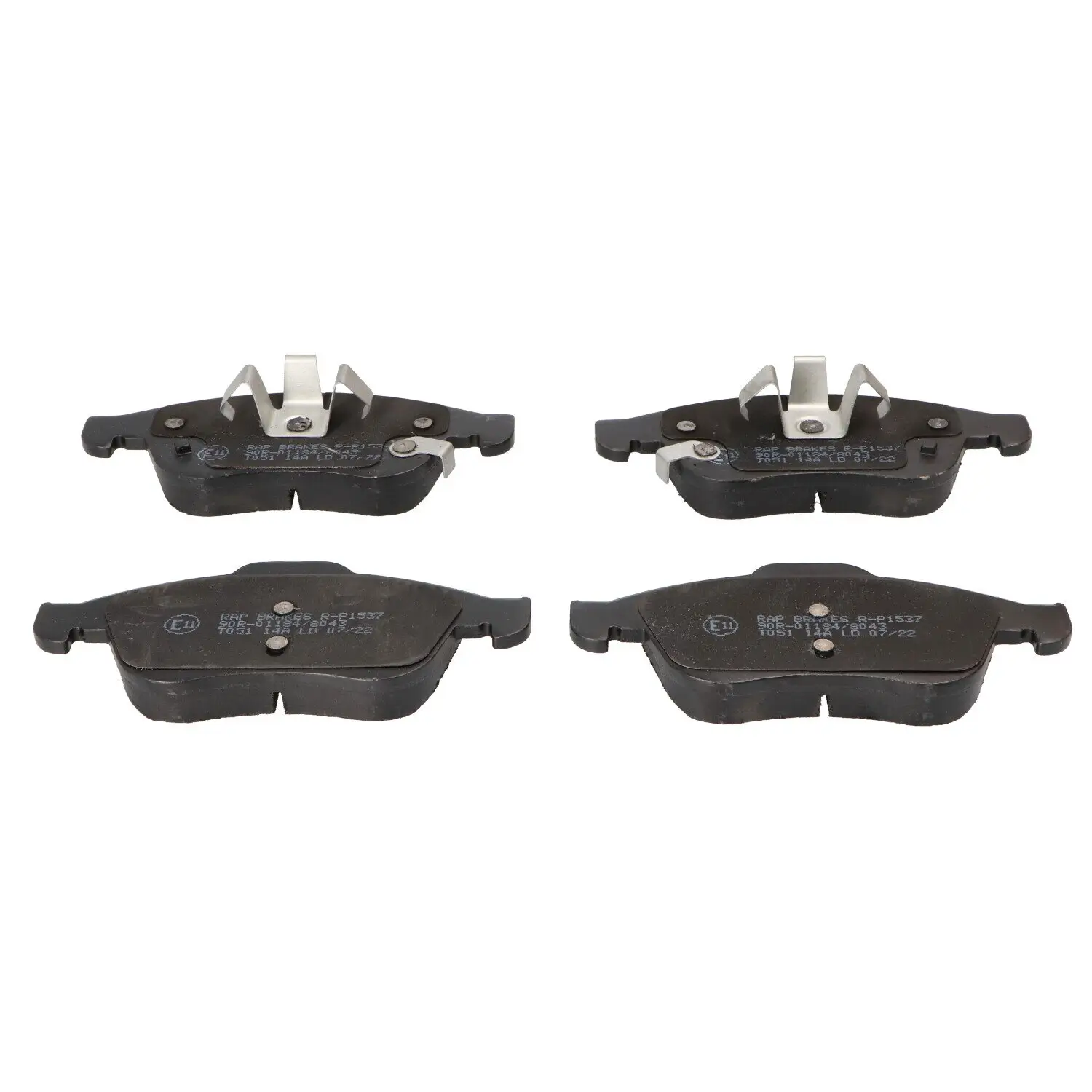 Bremsbelagsatz, Scheibenbremse Vorderachse RAP BRAKES R-P1537