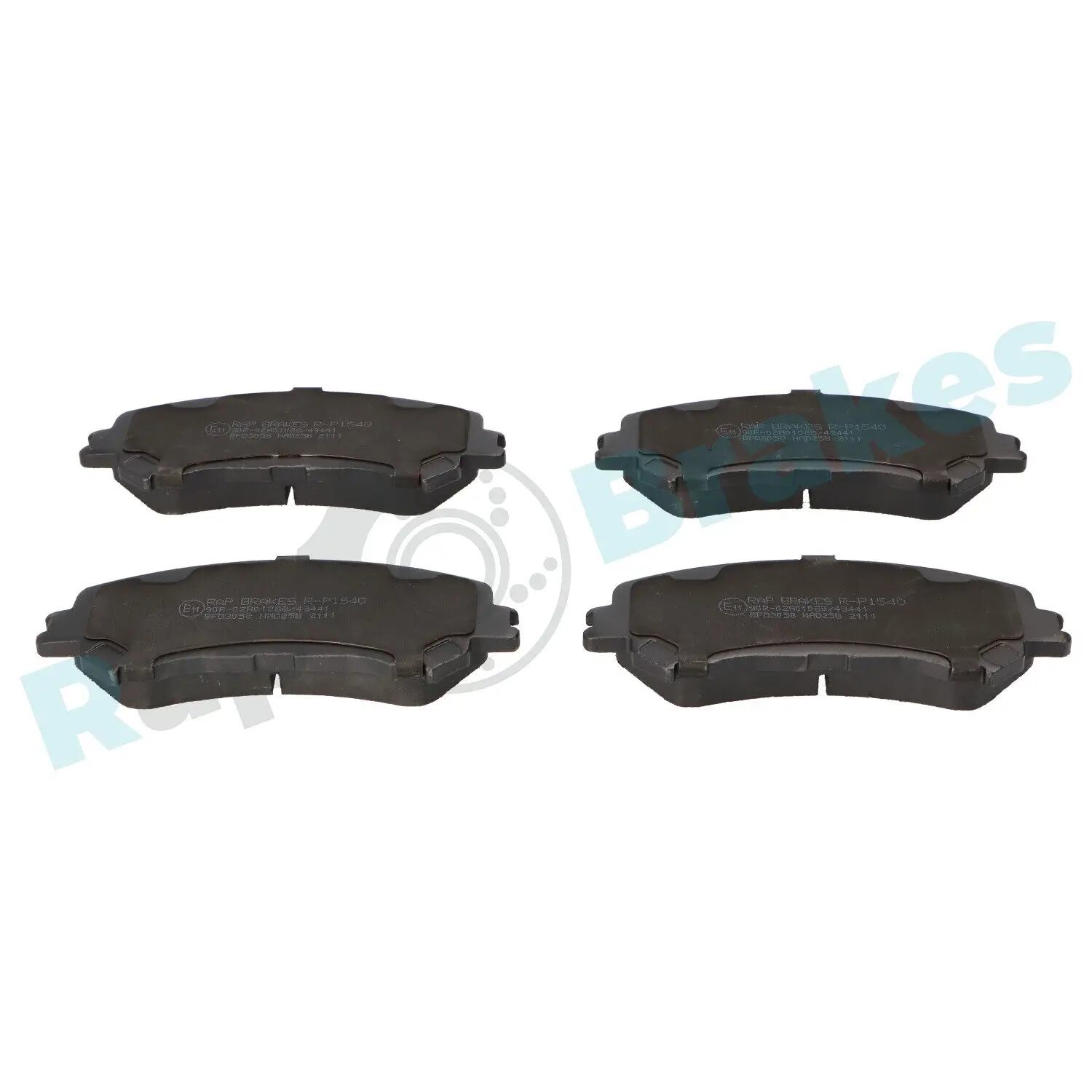 Bremsbelagsatz, Scheibenbremse Vorderachse RAP BRAKES R-P1540
