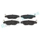 Bremsbelagsatz, Scheibenbremse Hinterachse RAP BRAKES R-P1541