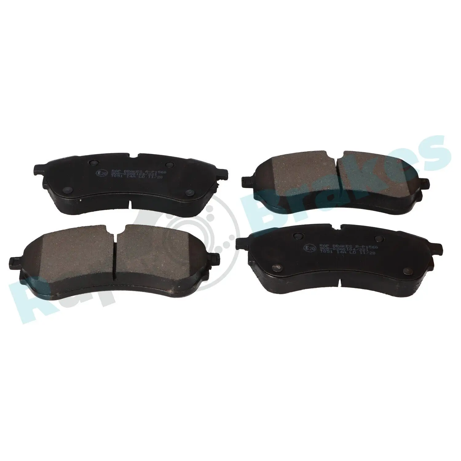 Bremsbelagsatz, Scheibenbremse Vorderachse RAP BRAKES R-P1560