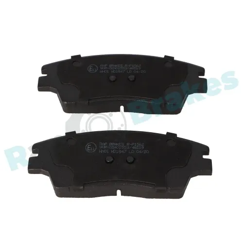 Bremsbelagsatz, Scheibenbremse Vorderachse RAP BRAKES R-P1562 Bild Bremsbelagsatz, Scheibenbremse Vorderachse RAP BRAKES R-P1562