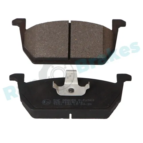 Bremsbelagsatz, Scheibenbremse Vorderachse RAP BRAKES R-P1563 Bild Bremsbelagsatz, Scheibenbremse Vorderachse RAP BRAKES R-P1563