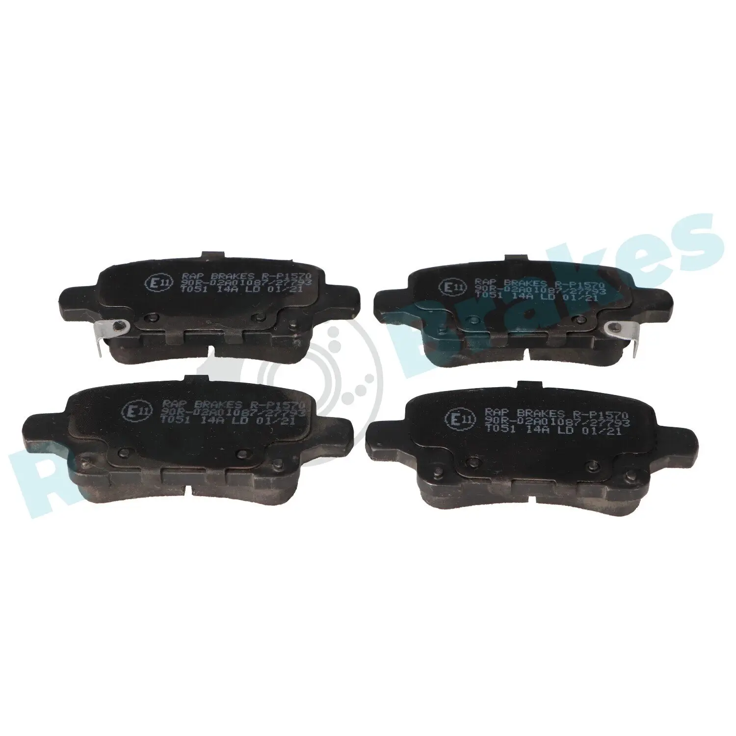 Bremsbelagsatz, Scheibenbremse Hinterachse RAP BRAKES R-P1570