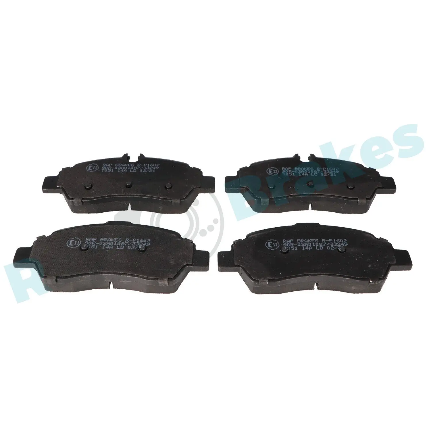 Bremsbelagsatz, Scheibenbremse Hinterachse RAP BRAKES R-P1602