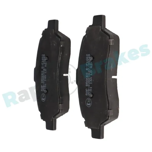 Bremsbelagsatz, Scheibenbremse Hinterachse RAP BRAKES R-P1602 Bild Bremsbelagsatz, Scheibenbremse Hinterachse RAP BRAKES R-P1602