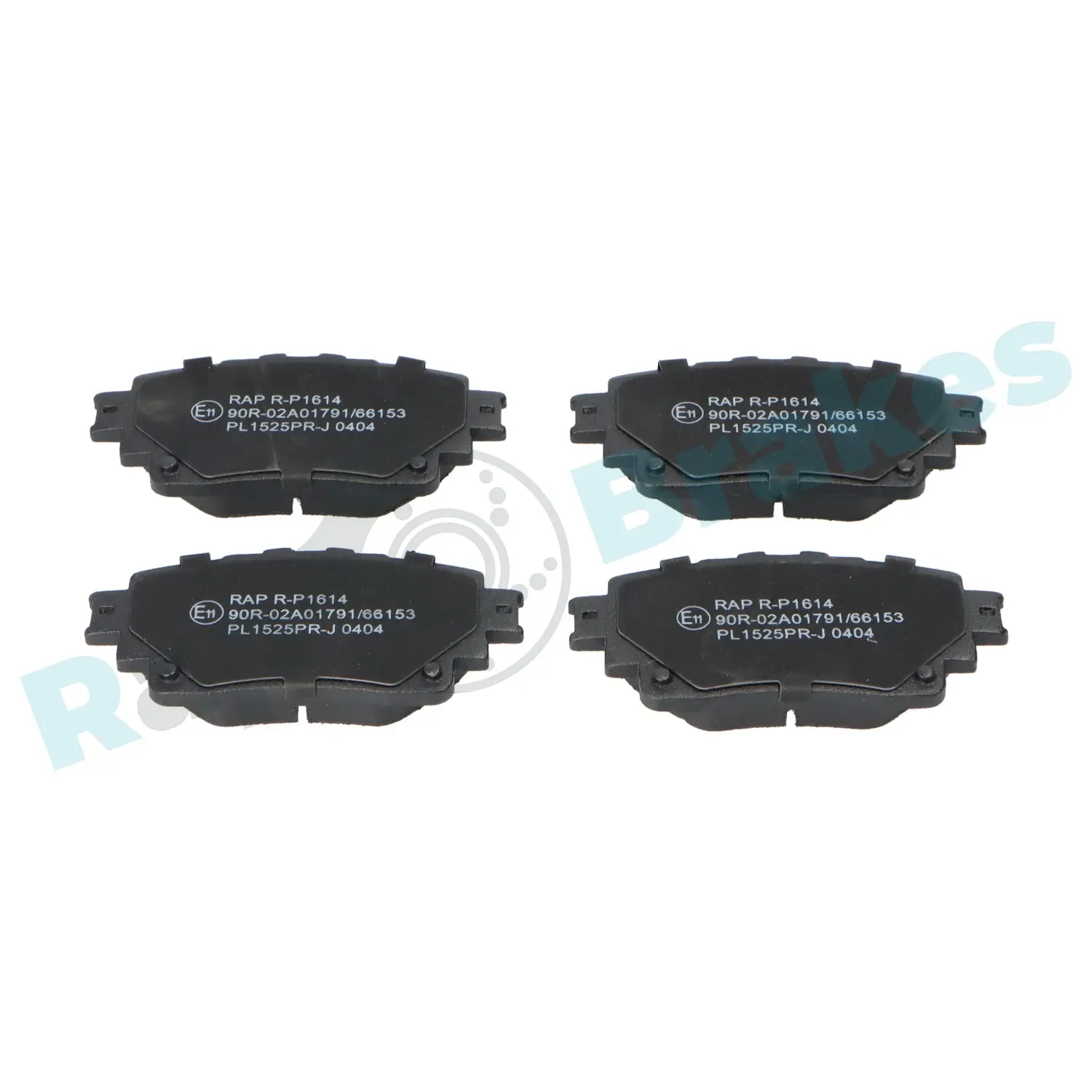 Bremsbelagsatz, Scheibenbremse Hinterachse RAP BRAKES R-P1614