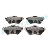 Bremsbelagsatz, Scheibenbremse Hinterachse RAP BRAKES R-P1617