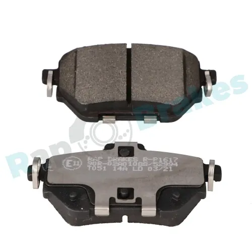 Bremsbelagsatz, Scheibenbremse Hinterachse RAP BRAKES R-P1617 Bild Bremsbelagsatz, Scheibenbremse Hinterachse RAP BRAKES R-P1617