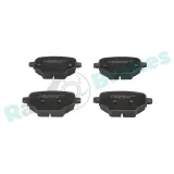 Bremsbelagsatz, Scheibenbremse Hinterachse RAP BRAKES R-P1628