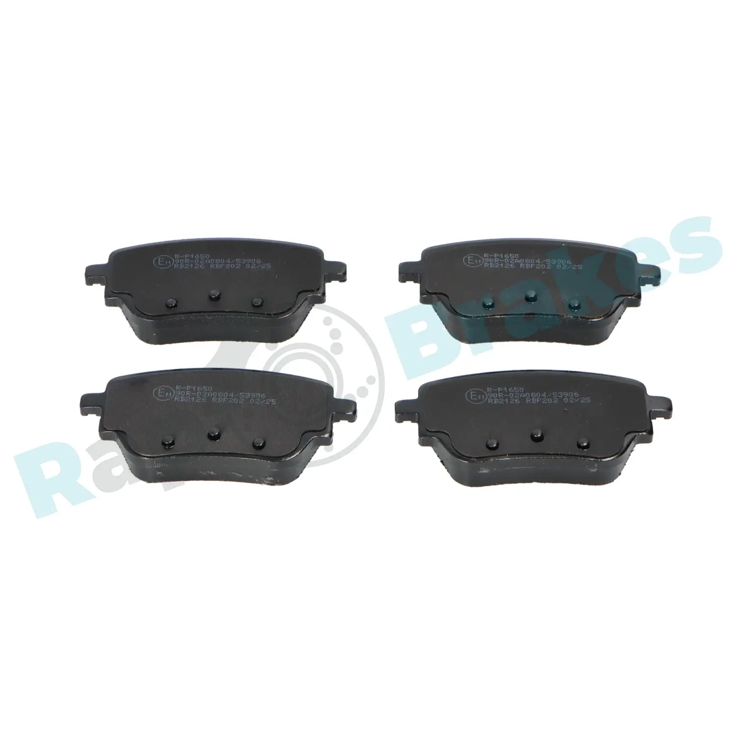 Bremsbelagsatz, Scheibenbremse Hinterachse RAP BRAKES R-P1650