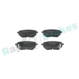 Bremsbelagsatz, Scheibenbremse Hinterachse RAP BRAKES R-P1652