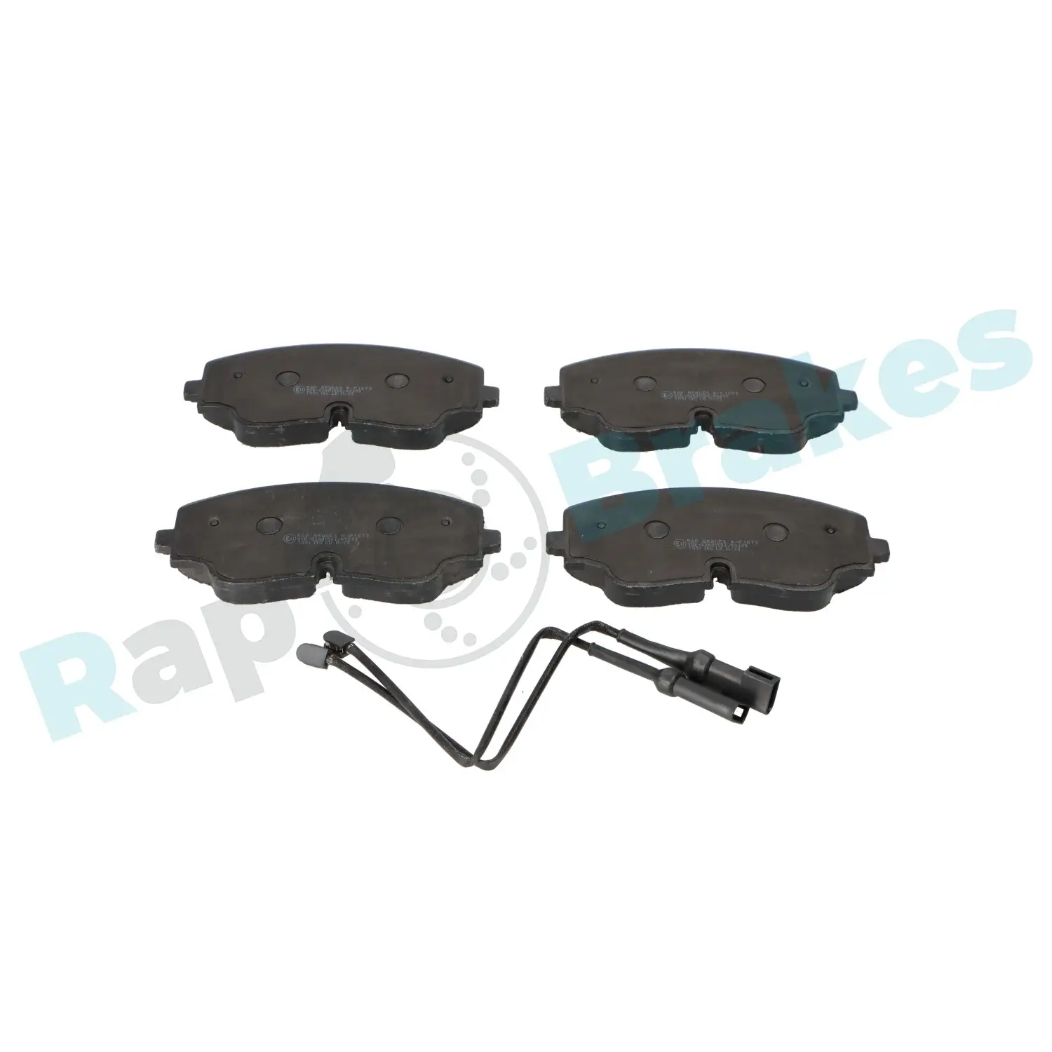 Bremsbelagsatz, Scheibenbremse Vorderachse RAP BRAKES R-P1673