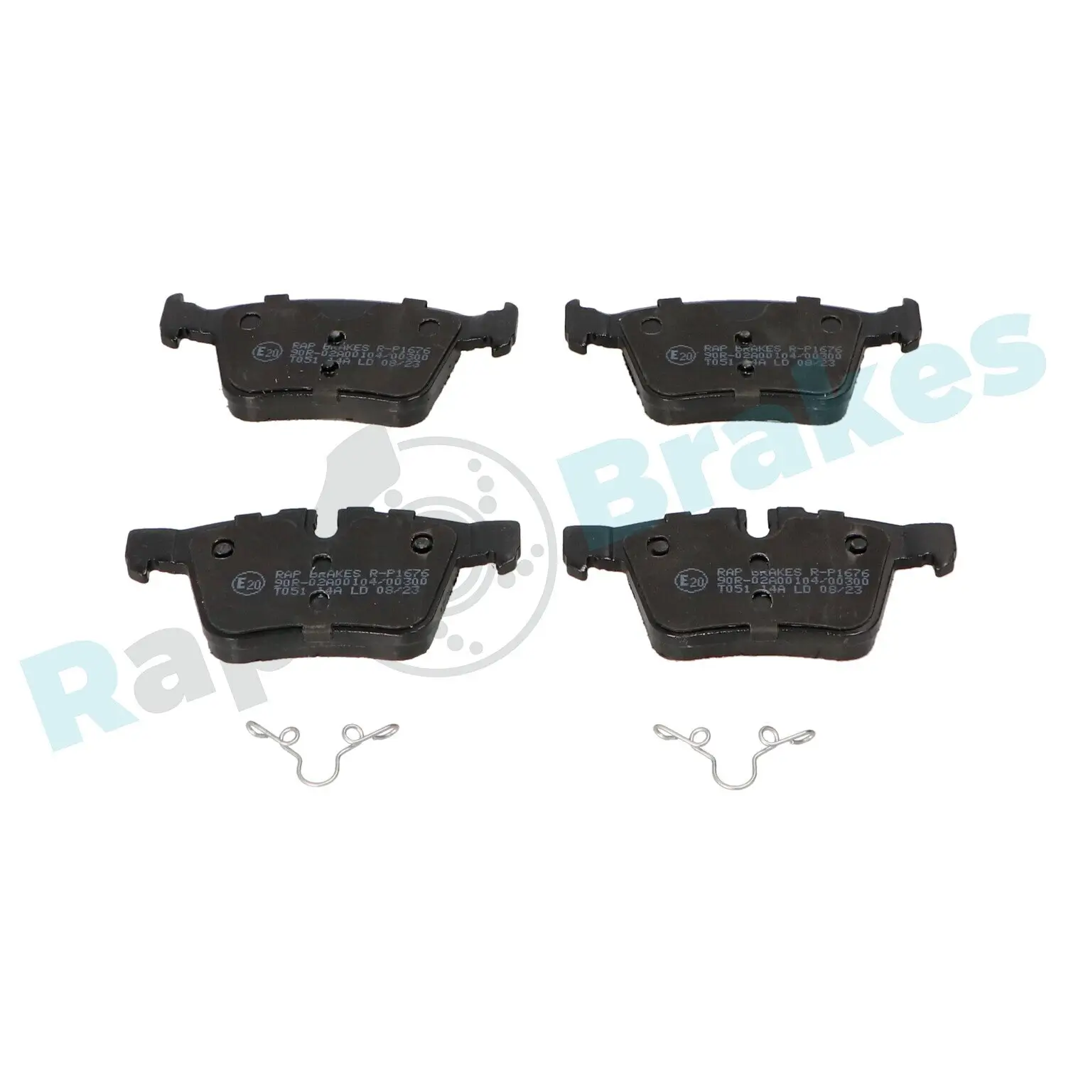 Bremsbelagsatz, Scheibenbremse Hinterachse RAP BRAKES R-P1676